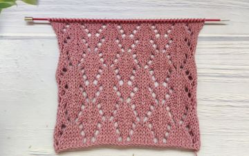 Point Feuilles au Tricot