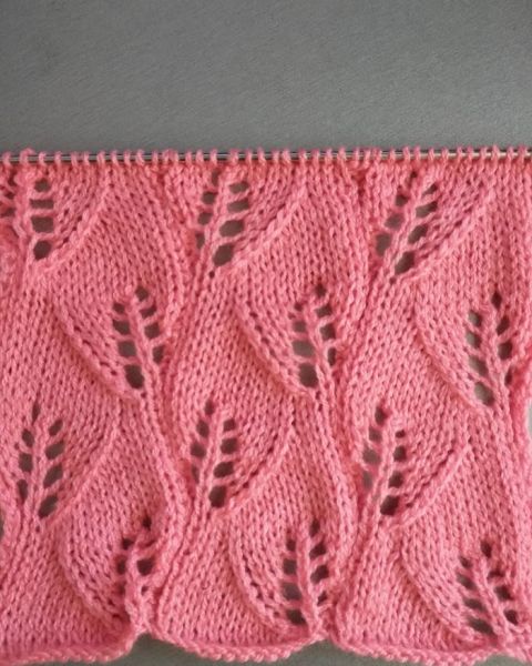 Point de Feuilles au Tricot