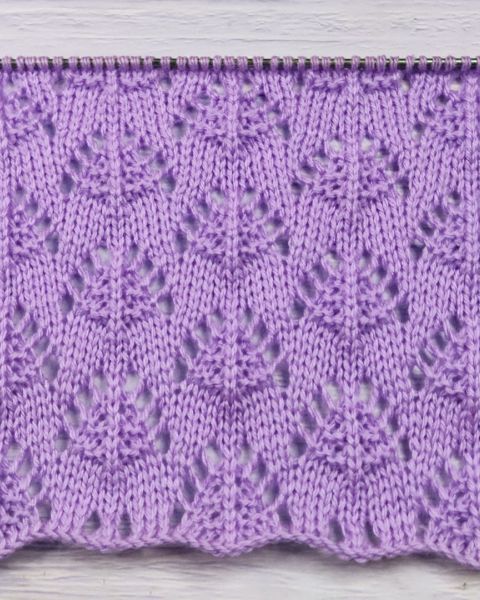 Point de Feuilles au Tricot