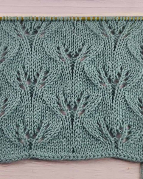Point de Feuilles au Tricot