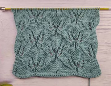 Point de Feuilles au Tricot