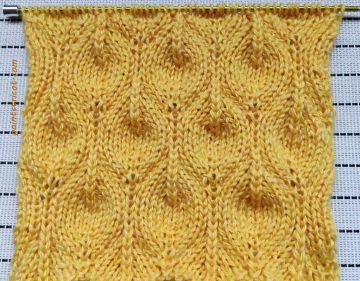 Point de Feuilles au Tricot