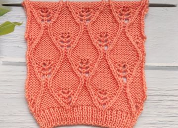 Point Feuilles au Tricot