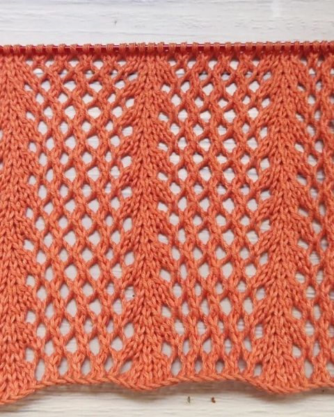 Point de Filet Ajouré au Tricot