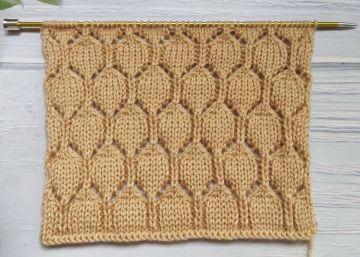 Hexagone – Motif Géométrique au Tricot