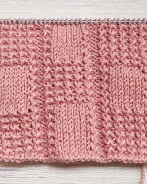 Point Noeud en Сarrés au Tricot