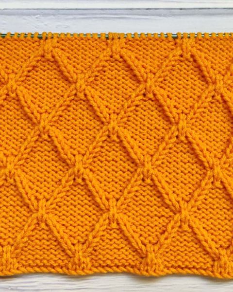 Point de Losanges au Tricot