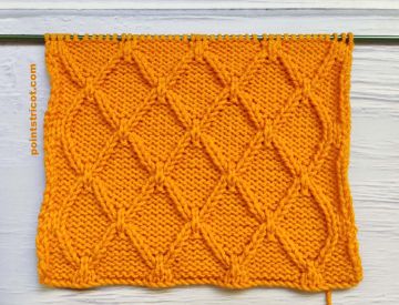 Point de Losanges au Tricot