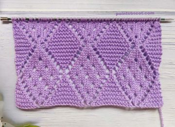 Point de Losanges au Tricot