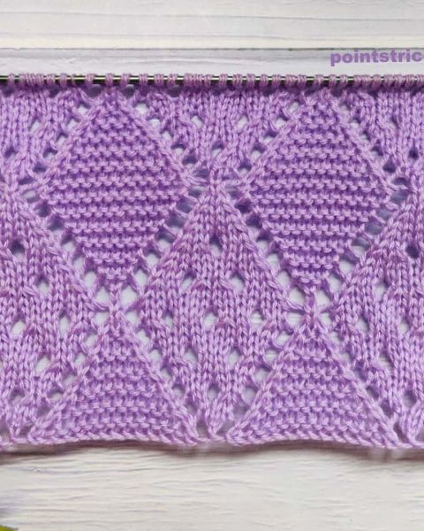 Point de Losanges au Tricot