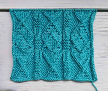 Point Losanges Croisés Tricot