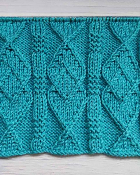 Point Losanges Croisés Tricot