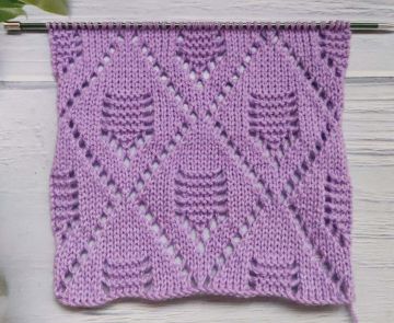 Point de Losanges au Tricot