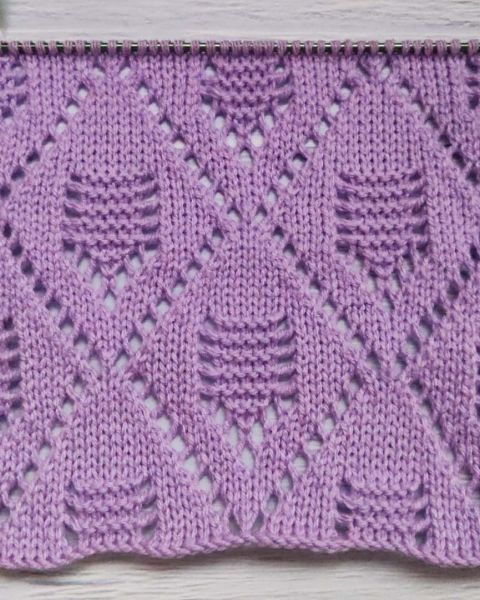 Point de Losanges au Tricot