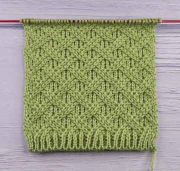 Point de Losanges au Tricot