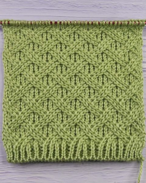 Point de Losanges au Tricot