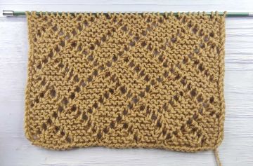 Point de Losanges au Tricot