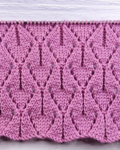 Point à Losanges au Tricot