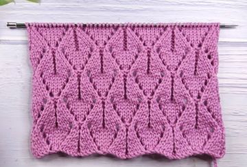 Point à Losanges au Tricot