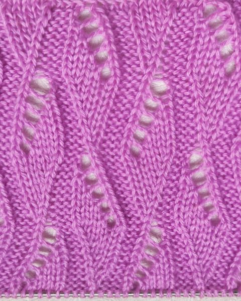 Point Losanges Ajourés au Tricot