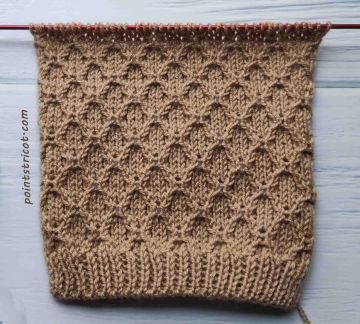 Point de Diamant au Tricot
