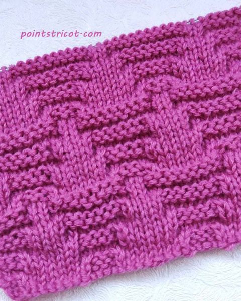 Point Relief au Tricot