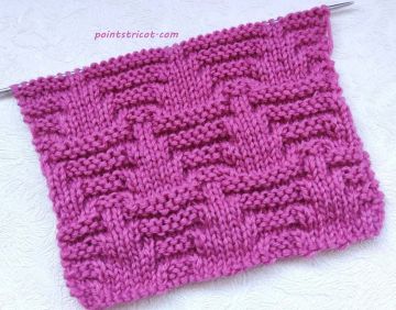 Point Relief au Tricot