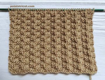 Point Relief au Tricot