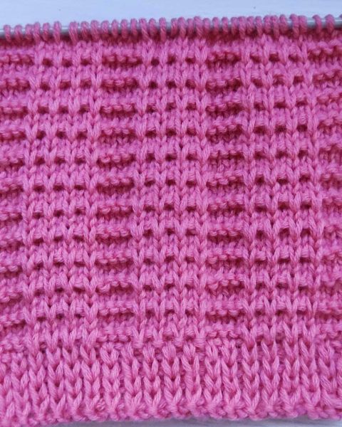Point Relief au Tricot Facile