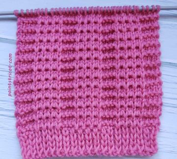 Point Relief au Tricot Facile