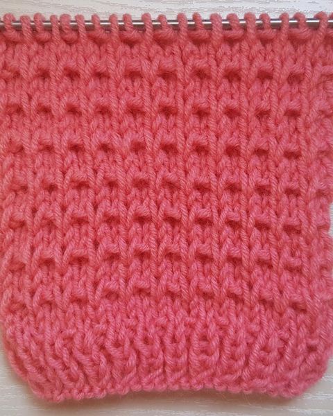 Point Relief au Tricot Facile
