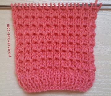 Point Relief au Tricot Facile