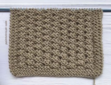 Point Relief au Tricot