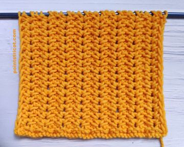 Point Relief au Tricot