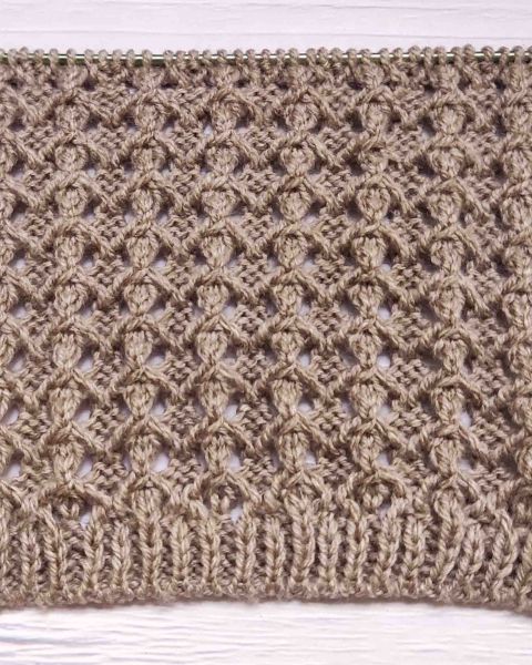 Point Relief au Tricot