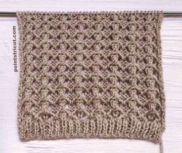 Point Relief au Tricot