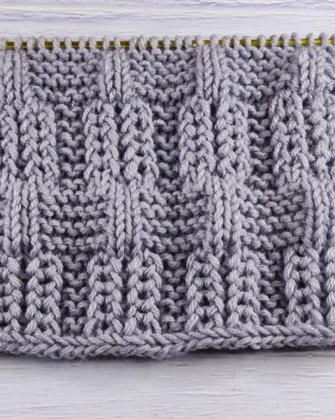 Point Relief au Tricot