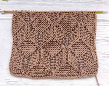 Point 3d Relief au Tricot