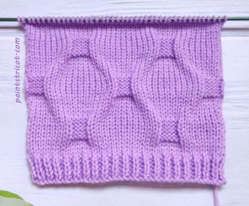 Point de tricot simple