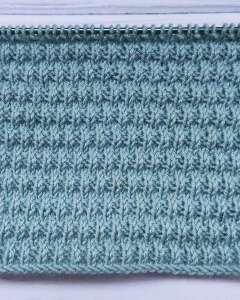 Point de tricot simple