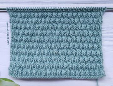 Point de tricot simple