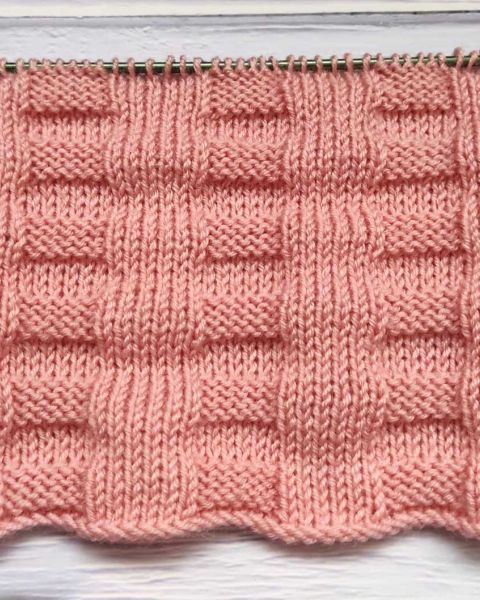 Point de tricot simple