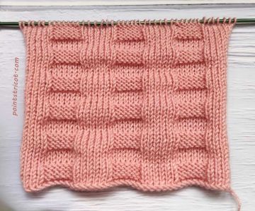 Point de tricot simple