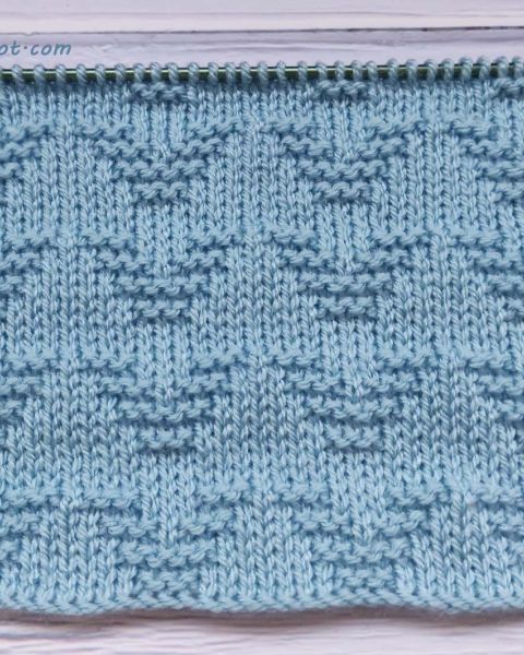 Point de tricot simple