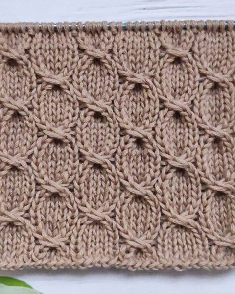 Point de Cercle au Tricot