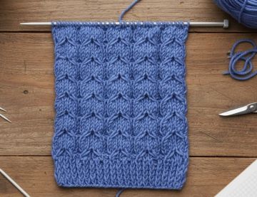 Point Torsadé au Tricot