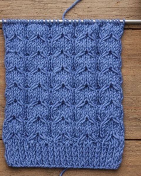 Point Torsadé au Tricot