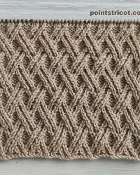 Point de Tricot Croisé