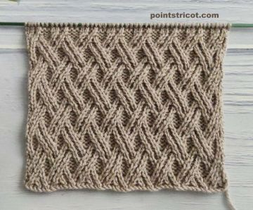 Point de Tricot Croisé