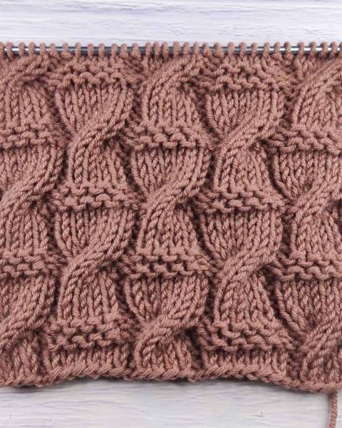 Point Torsades et Mousse au Tricot